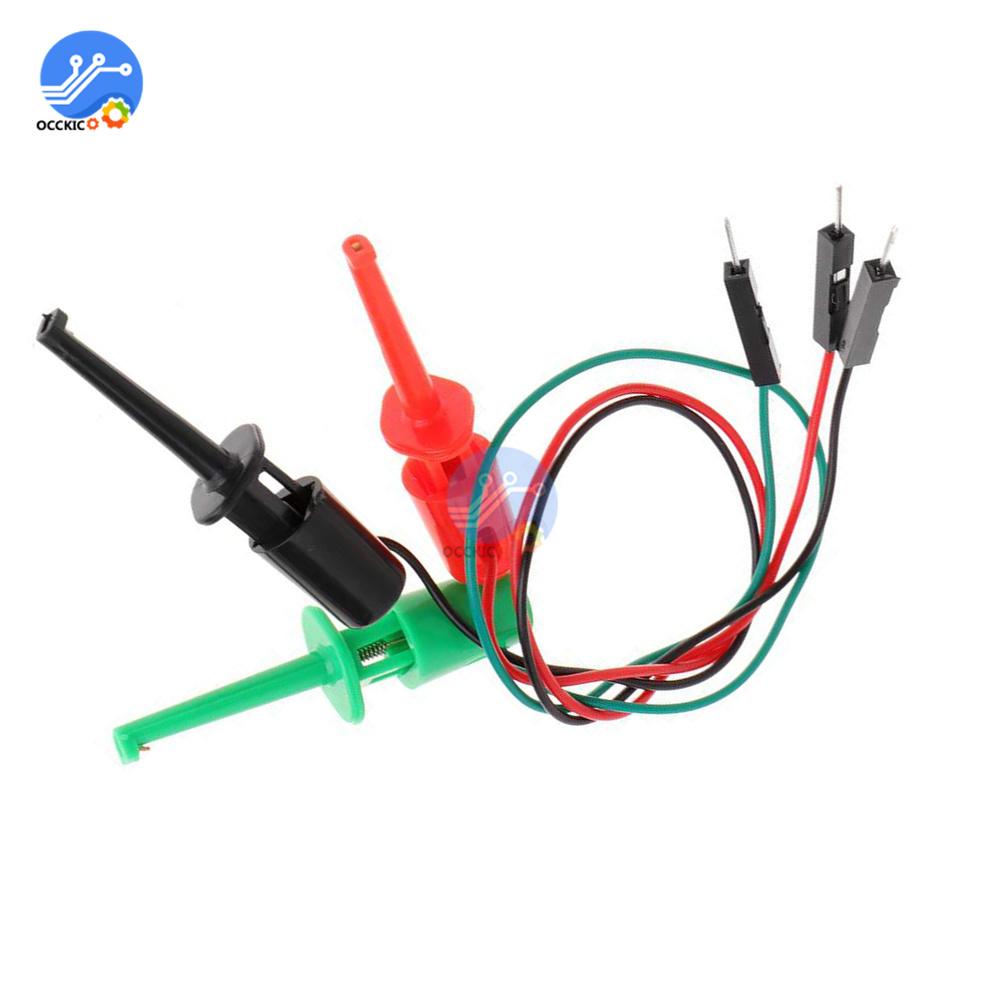 Test Hook With Male Head DuPont Line Transistor Tester Test Hook For Electrical Test Work Hook Type Test Clip Instrumentation