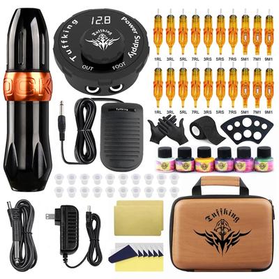 Новый набор машинок для татуировки, короткая ручка для татуировки, все в одном, комбинация машинок, линия резки, туман, инструмент для татуировки Mada Machine