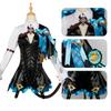 Lynette Cosplay Genshin Impact Costume Pantdress Shawls Hair Accessories Shoulder Accessories Game Costumes Cos Party Costume
