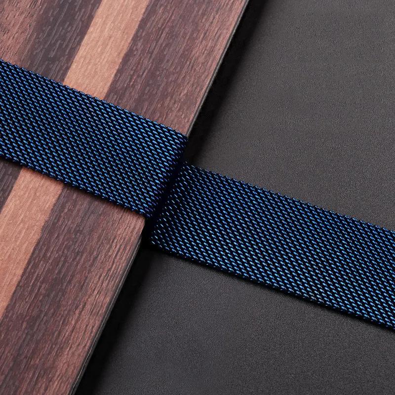 Миланский ремешок для Apple watch band 44 мм Ultra 2 49 мм браслет iwatch Series 10 9 7 8 6 SE 5 4 3 Correa 38/40 мм 42/46 мм 41/45 мм