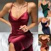 Summer Sleeveless Spaghetti Strap Black Silk Long Dress Sexy Backless Elegant Satin Bodycon Party Dress Woman Split Midi Dresses