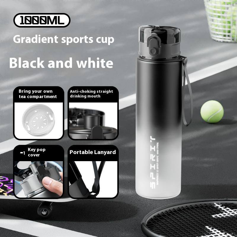 Спортивная чашка для воды Gianxi Пластиковая бутылка для воды для мужчин Новая большая вместимость Высокотемпературная устойчивость Фитнес Портативная бутылка для спортзала