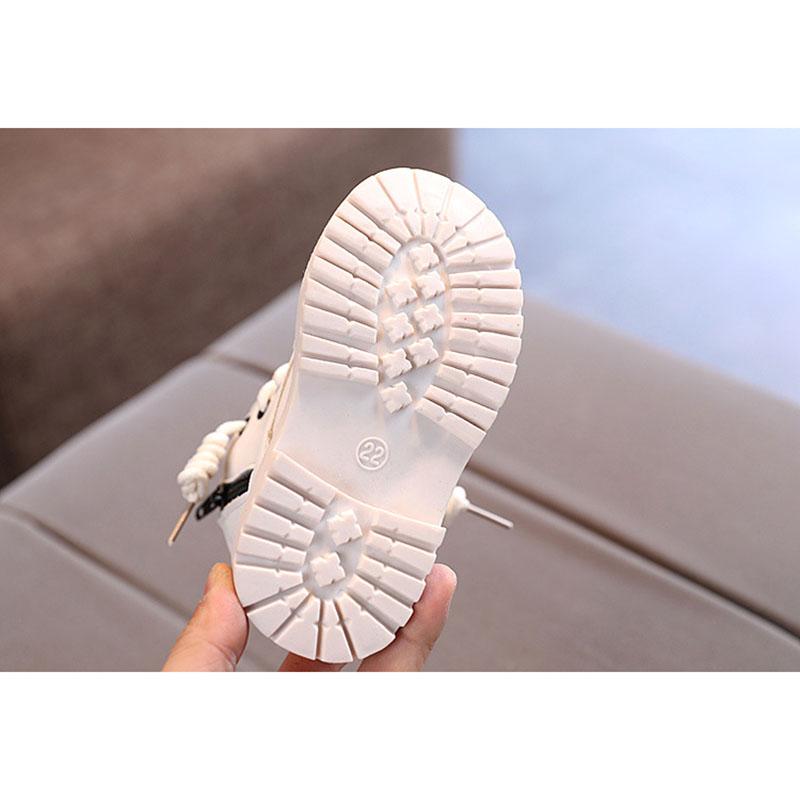 Детские ботинки Little Daisy, зимние теплые хлопковые зимние сапоги для мальчиков и девочек, зимние сапоги, обувь на платформе