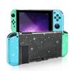 DLseego Nintendo Switch TPU PC Nintendo Easy To Attach and Separate Design PC Cover TPU Joy-Con Cover, Case, Glitter, Exclusive, Remove, Shockproof,