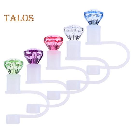 Силиконовые колпачки для соломинок, герметичные, многоразовые, экологически чистые, пыленепроницаемые, для стаканов объемом 30/40 унций, аксессуары, искусственные алмазные заглушки для стаканов