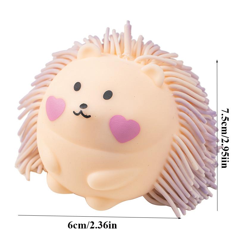 Cute Hedgehog Anti Stress Squishy Fidget Toys Venting Ball Slow Rising Decompression Squeeze Toy For Adults Kids Holiday Gifts