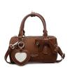 Handbag Women's 2025 New Trendy Fashion Bow Pillow Bag Super Fire Versatile Shoulder Bag Crossbody Cylinder Bag