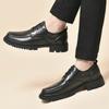 High Quality Genuine Leather Shoes Men Flats Fashion Men's Casual Shoes Brand Man Soft Comfortable Lace Up Black Business Formal Shoes
