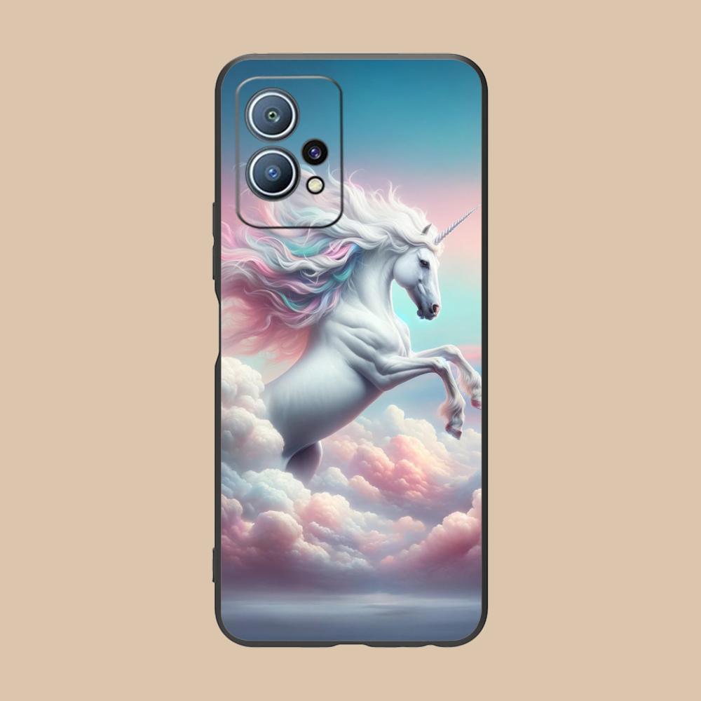 Фантазийный чехол для мобильного телефона с единорогом для Huawei P60 P50 P40 P30 P20 P10 P9 P8 Pro Lite Plus Цветная печать Красивый чехол