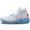 Li Ning ALL DAY 5 Синтетическая кожа Нескользящие Износостойкие Средневысокие Баскетбольные кроссовки Мужские Белые ABPQ015-2