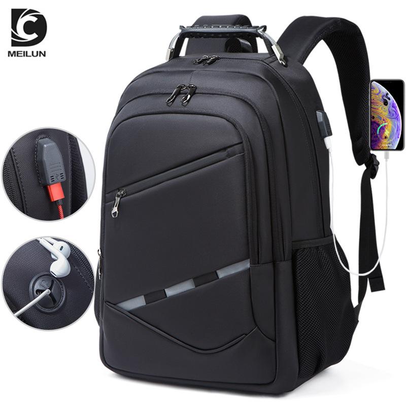 New Men's Backpack Gift Men's Business Backpack Multifunctional Usb Backpack Large Capacity Computer Bag