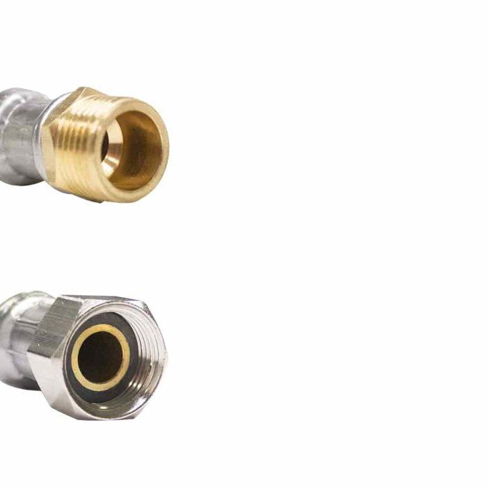 1/2 Inch Stainless Steel Flexible Hose, Drinking Water Connection