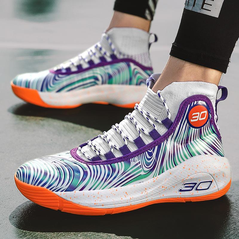Весенние детские баскетбольные кроссовки мужские высокие молодежные ботинки спортивная обувь школьная обувь для маленьких белых студентов спортивная обувь женская