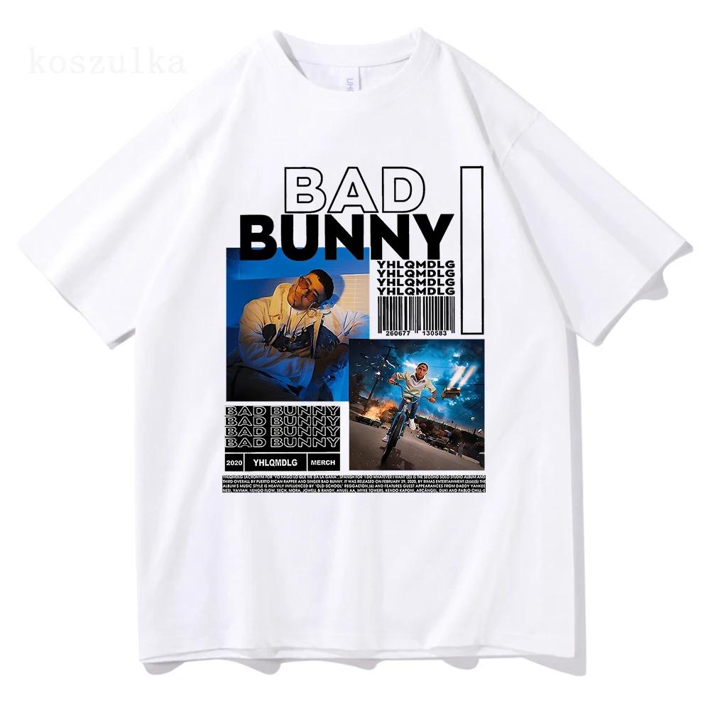 Bad Bunny Most Wanted Tour T Shirt Unisex Retro Cotton Nadie Sabe Lo Que Va A Pasar Mañana Tshirt Un Verano Sin Ti Tees Shirts