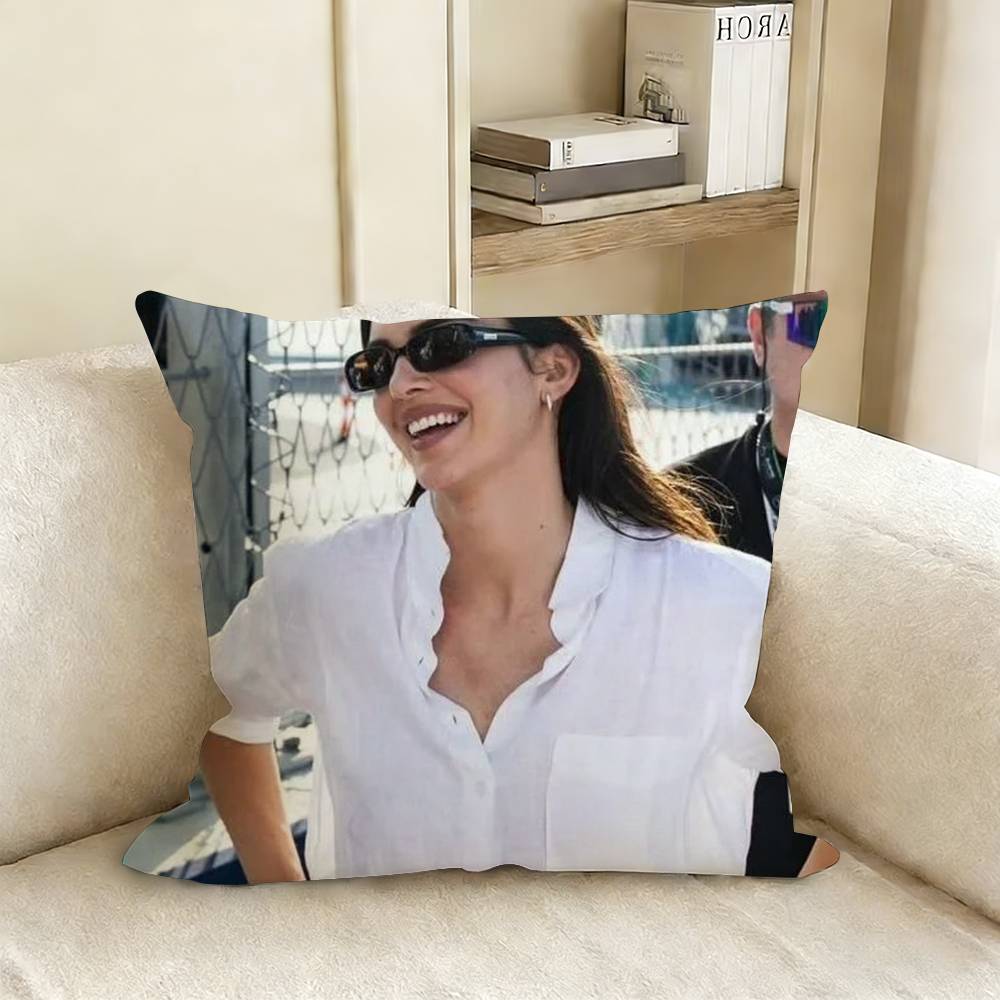 KKendall JJenner Pillow Case Living Room Sofa Cushion Cover Suitable For Home Bedroom Room Decoration