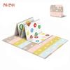 177*64cm Baby Play Mat Foldable Waterproof Children Carpet Double-Sided Pattern Educational Outdoor Camping Mat Easy To Carry