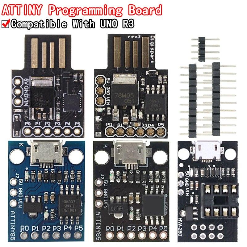 Плата микроразработки Digispark Kickstarter ATTINY85/TINY85, модуль для Arduino IIC I2C USB