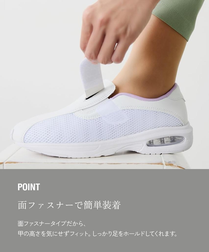 Женские туфли медсестры Nissen Laine Original на липучках с воздушной подошвой, темно-синие, размер 23