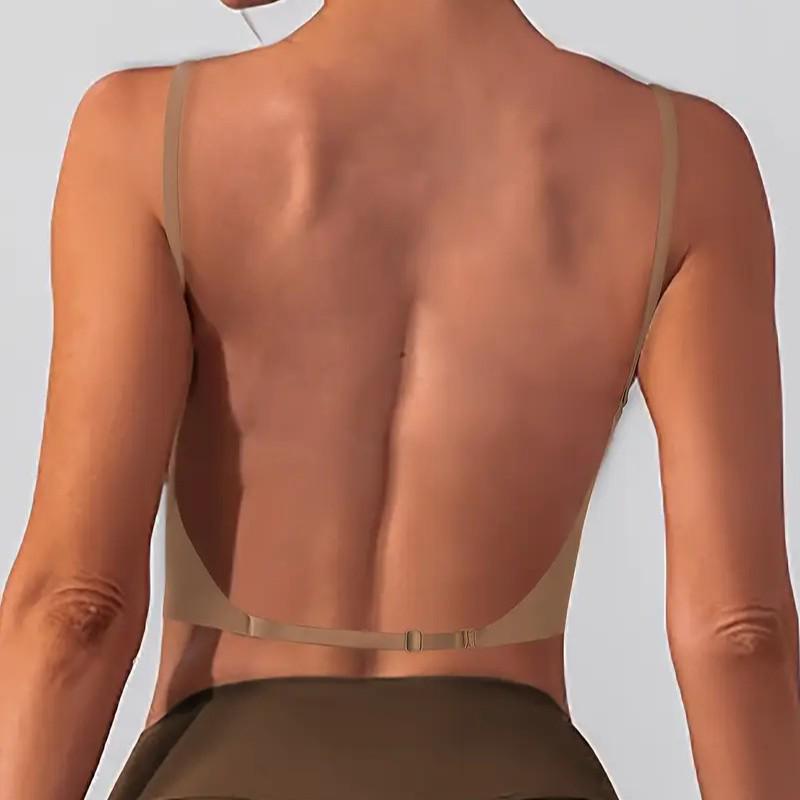 8-цветный бюстгальтер пуш-ап Temu с глубоким U-образным вырезом на спине и множеством способов ношения