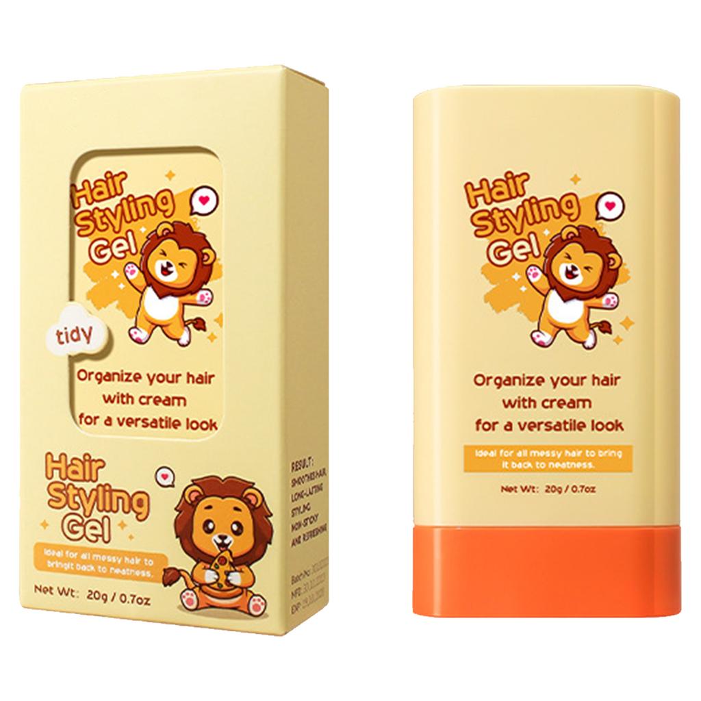 1 шт. воск для волос для взрослых и детей, длительный увлажняющий нежирный укладочный инструмент, простой в использовании, компактный, портативный, аксессуар для укладки волос