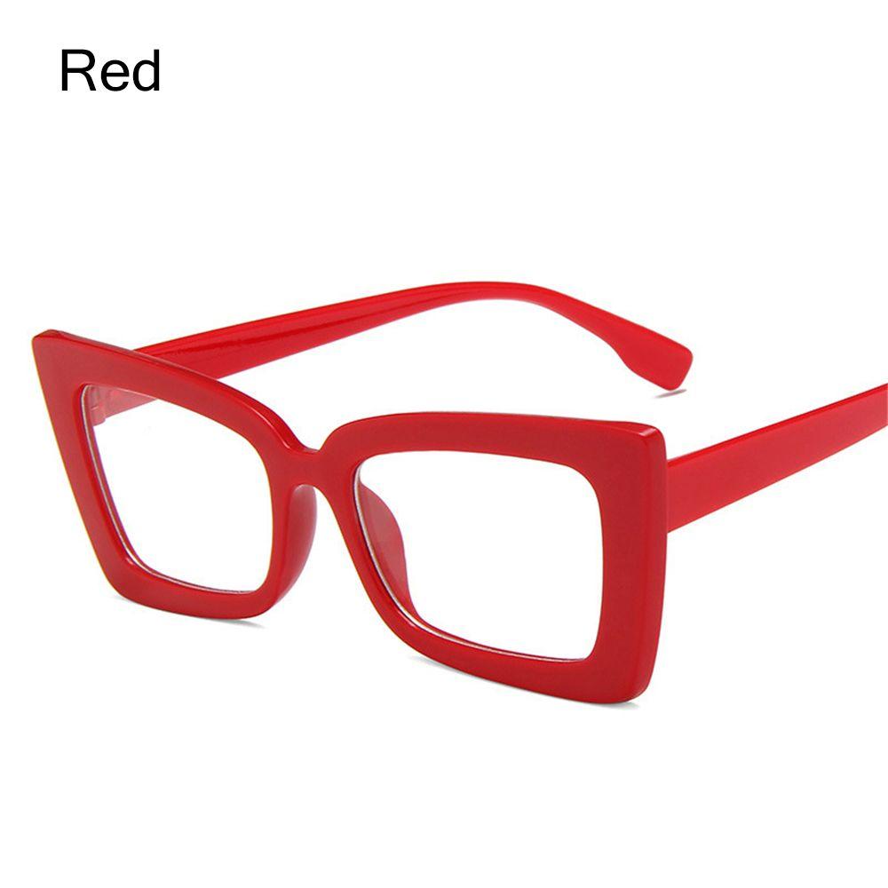 Square Frame Office Eyeglasses Cat Eye Glasses Clear Glasses Computer Goggles Anti Blue Light