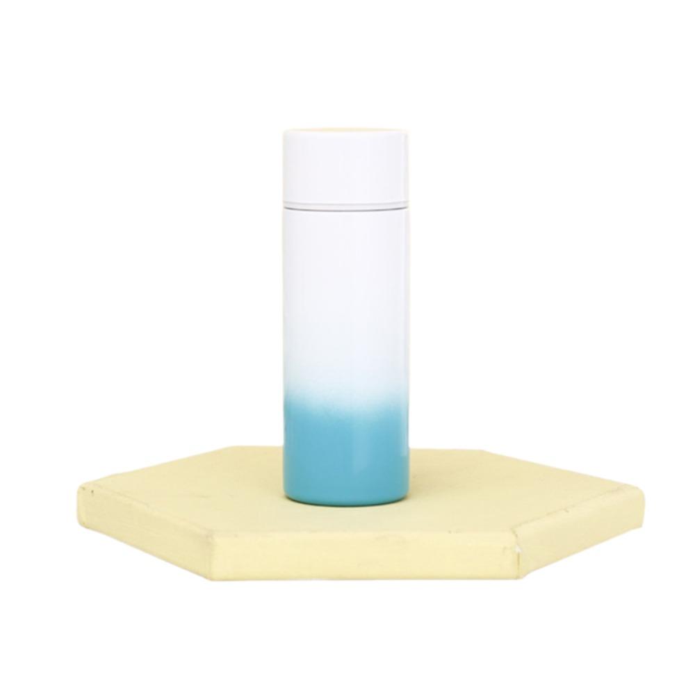 120 ML Pocket Thermos Bottle Gradient Color Insulated Water Bottle Mini Thermal Cup School