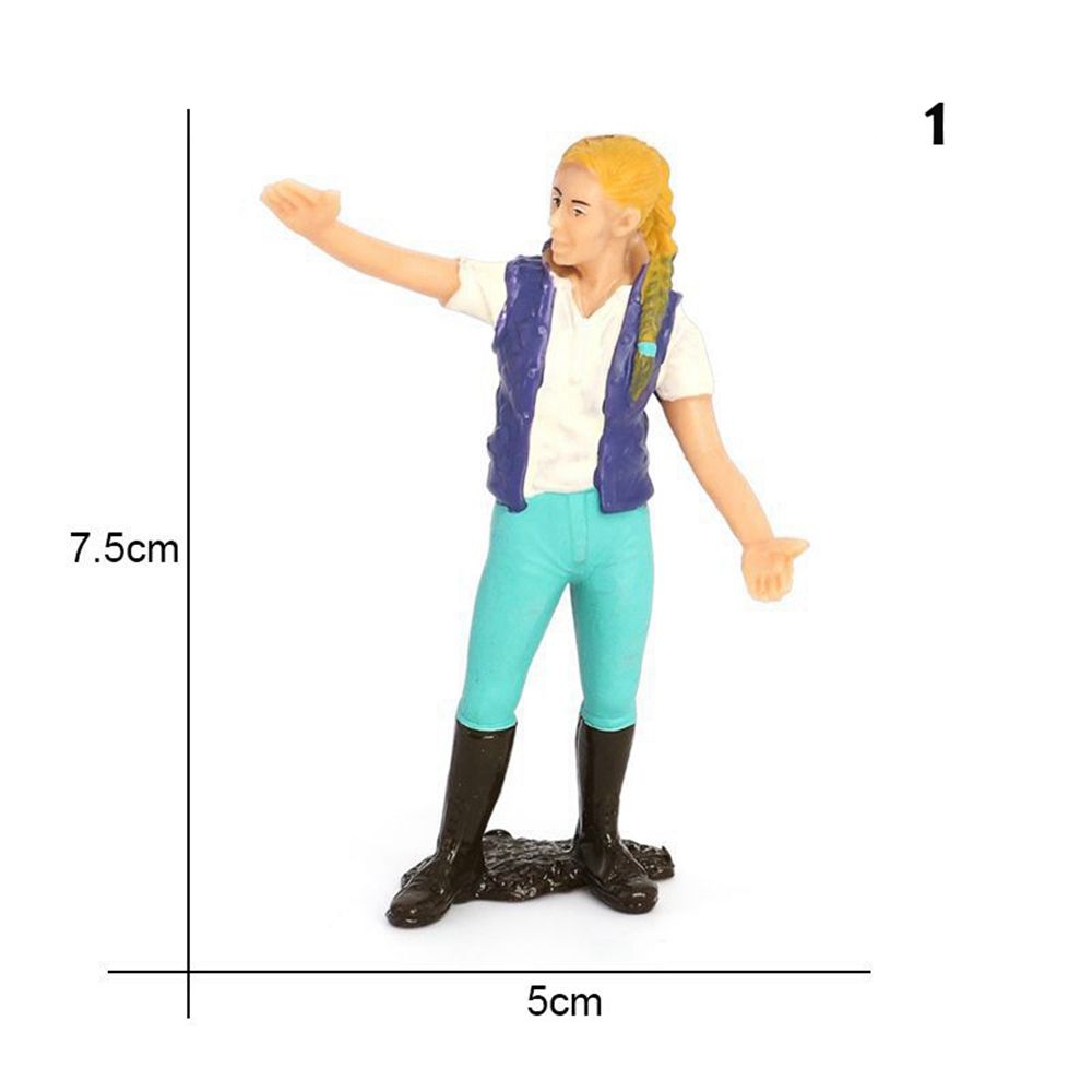 High Quality Collection  Garden Decoration Simulation Farmer Farm Staff People Figurines Model Miniature Figure