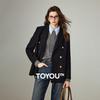 Chuyu Women's 2025 Winter Wool Blend Commuter Overcoat