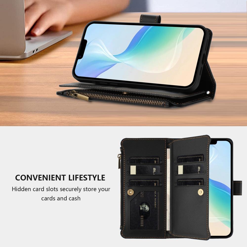 Для Poco X8 Pro Max Чехол-бумажник на молнии Для Xiaomi Poco X8 X7 X6 X5 X4 X3 Pro GT NFC X6 Neo Кожаный слот для карт Чехол для телефона