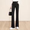 Sibaisha 2025 Fall Women's High-Waist Slimming Flare Pants