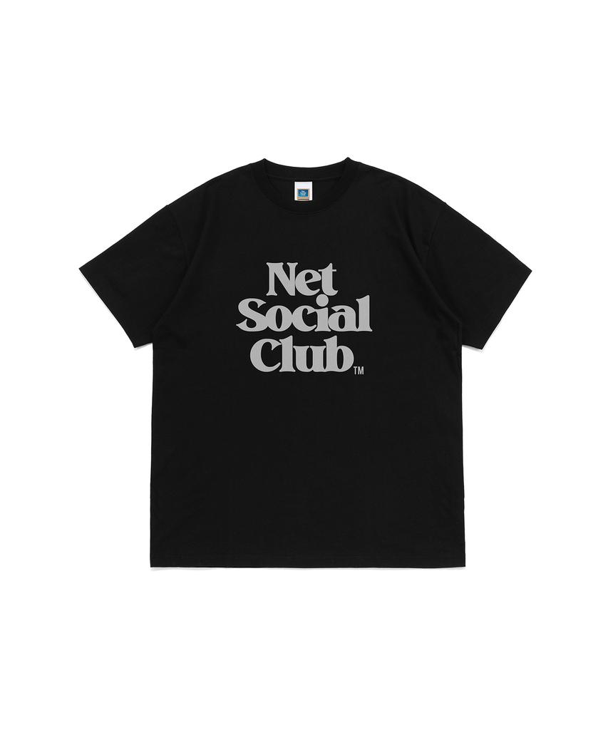 NET SOCIAL CLUB Футболка с ярким логотипом Og (черный)