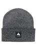 Burton Recycled Cactus Bunch Tall Beanie, Unisex, TRUBLK/STWTML