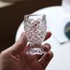 6pcs Set Mermaid Glass Cup Cute Fish Scale Cup 30ml Small Foreign Wine Cocktail Glasses Whiskey Vodka Mugs Party Liquor Goblet