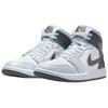 Женские кроссовки Air Jordan 1 Mid White Smoke Grey Pure-Platinum BQ6472-113