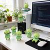 Инопланетный котенок Хачими, украшение: Милая 3D фигурка-эмодзи мультфильма про зеленую фасоль