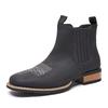 Chelsea Boots Medium Boots Autumn and Winter Leather Boots Casual British Large Size Martin Boots