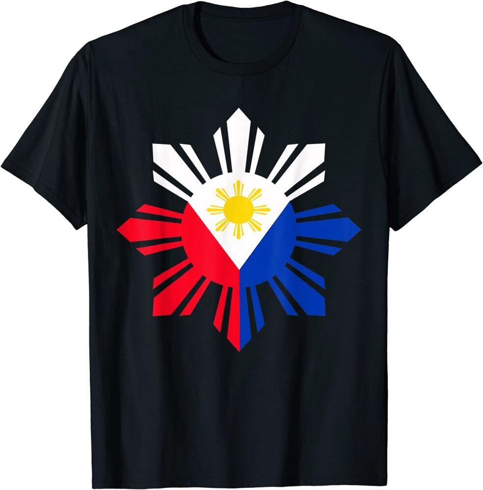 Футболка унисекс с филиппинским флагом Pinoy Flag, филиппинская футболка Pinoy Sun