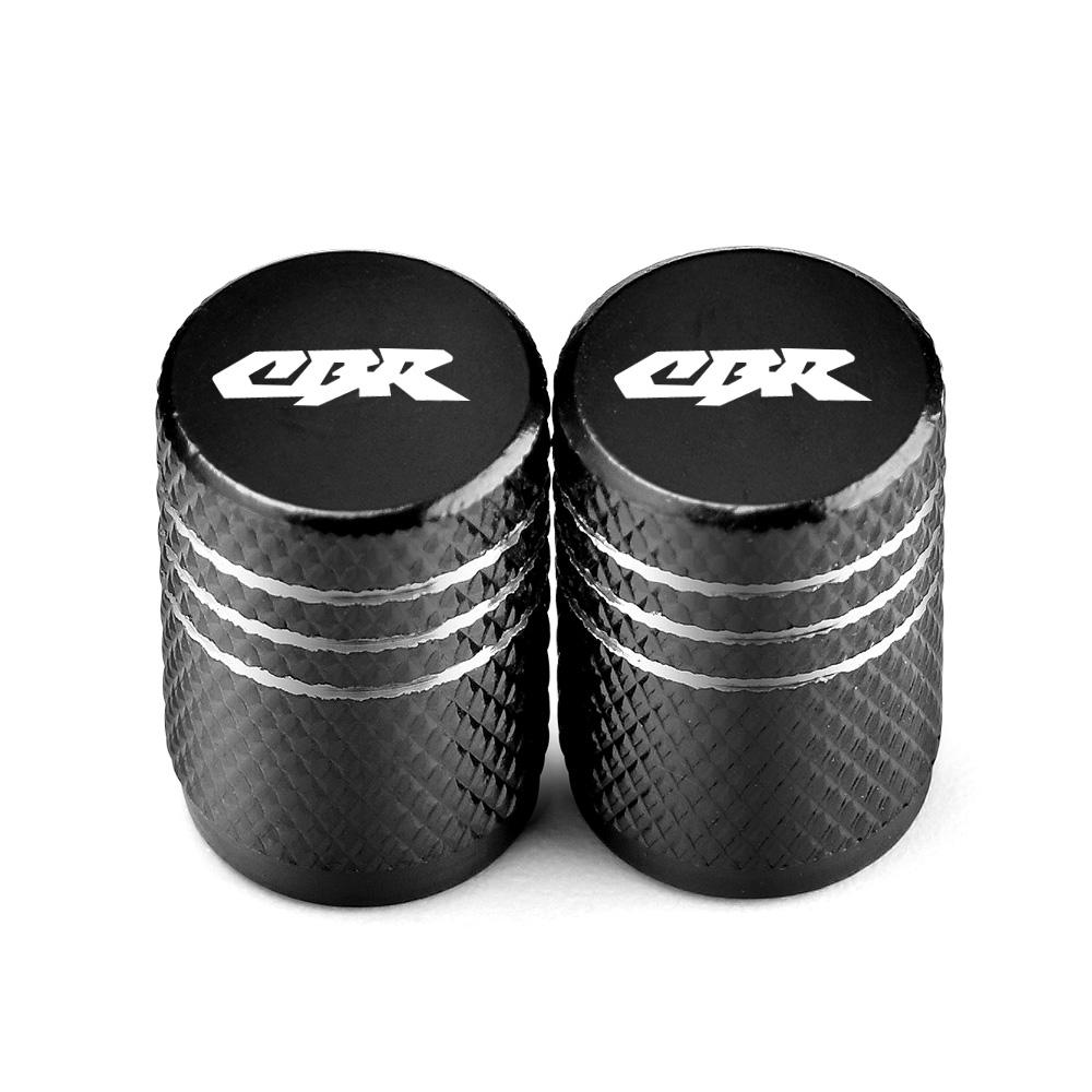 VZH5 CBR Motorcycle Tire Valve Air Port Stem Cover Cap Plug CNC Aluminum Accessories For Honda CBR125 250 250R CBR600 F2 F3 F4 F4i