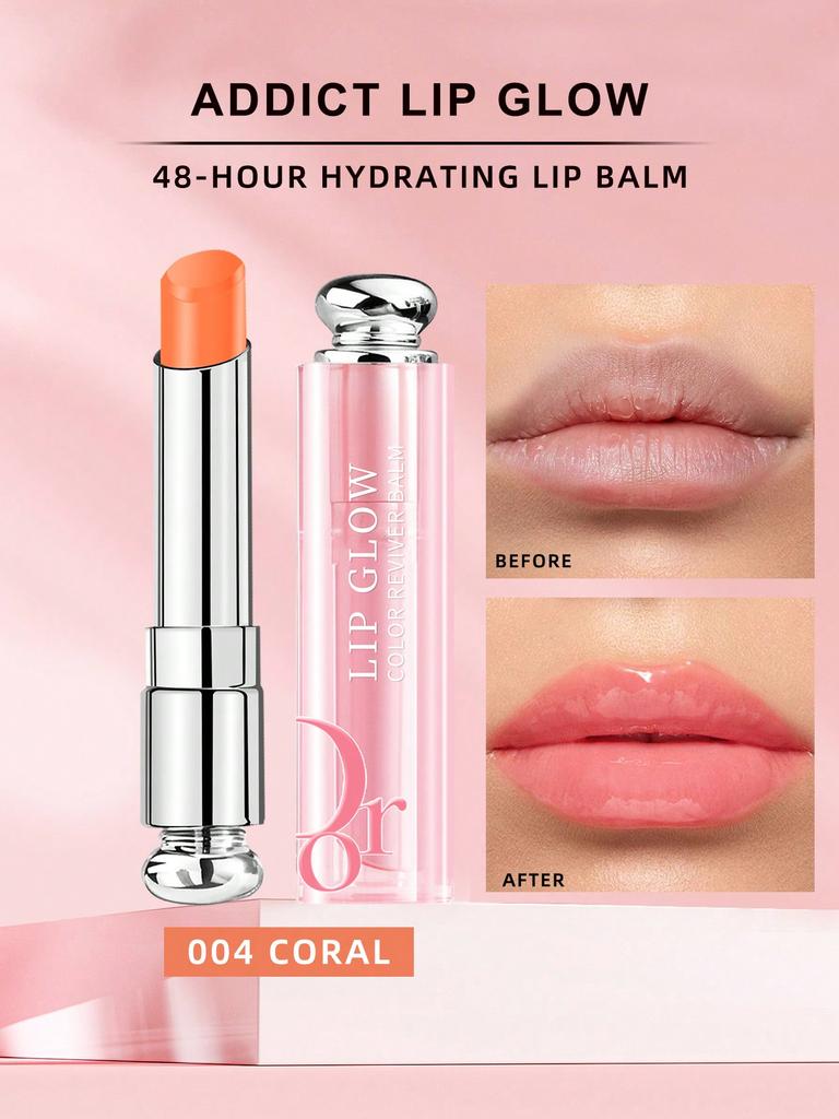 Dior Addict Lip Glow Balm | #004 Coral 3.2g (0.11 Oz.)