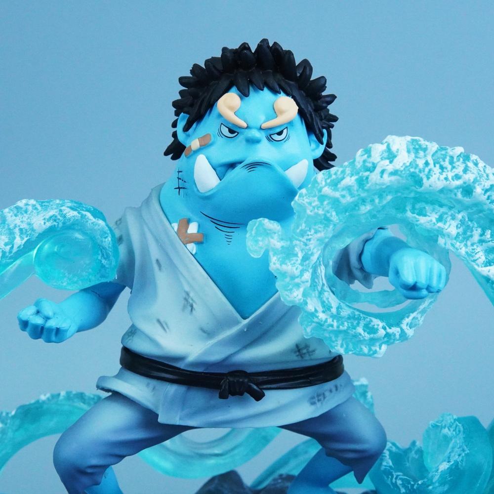 14,5 см/5,71 дюйма Аниме One Piece Фигурка Джинбе Фигурки Действия ПВХ Статуя Настольное Украшение Коллекция Модель Игрушки Подарки Подвижная Сочлененная Масштаб Детализированная