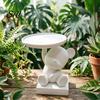 Office Desk Organizer Bear Key Dish Bowl for Entryway Table 3D Printed Cute Statue Animal Storage with Tray Cartoon Figurine Candy Indoor Home Decor