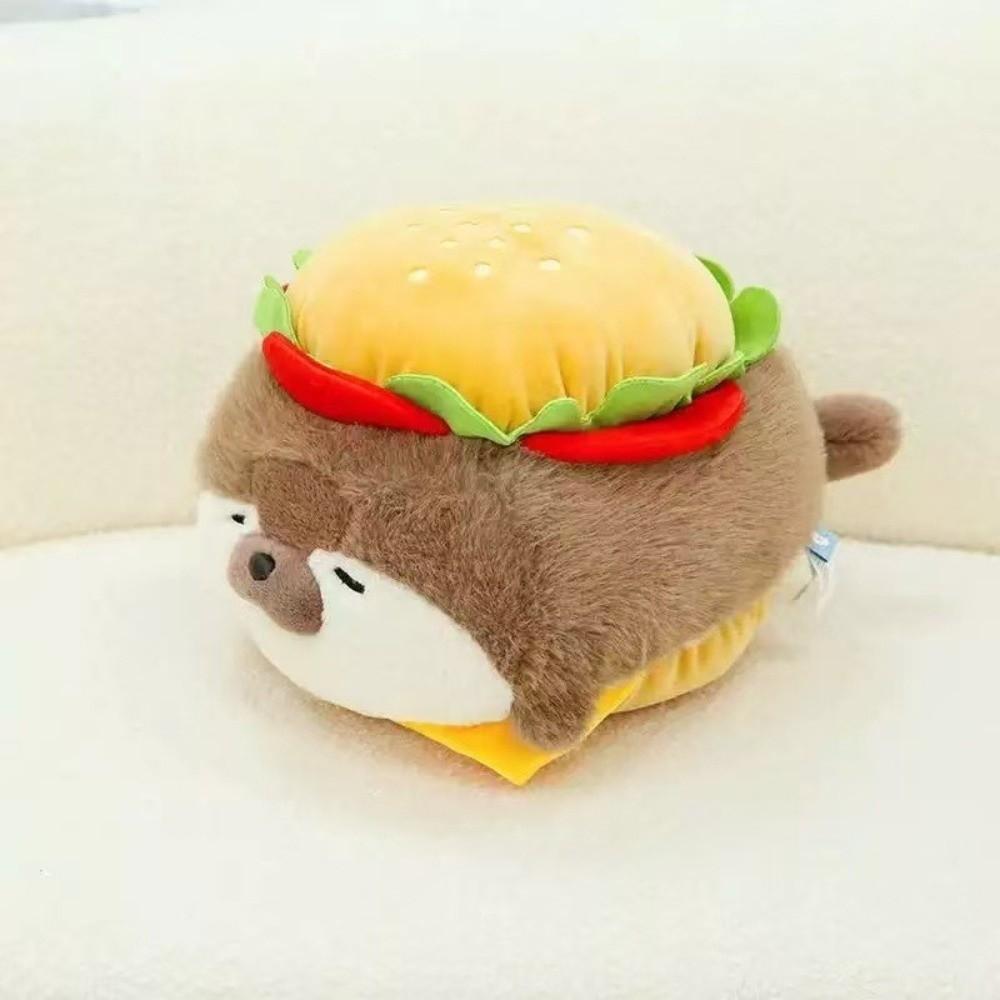 Japanese Style Stuffed Sea Otter Toy Kawaii Pillow Cushion Fried Shrimp Soft Doll  Birthday Gifts