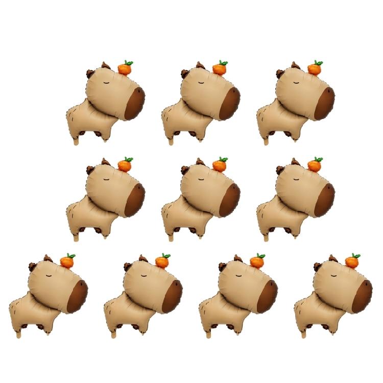 Набор из 10 портативных шаров-капибар для украшения фестиваля, для фестивальных мероприятий и веселых собраний, прост в использовании