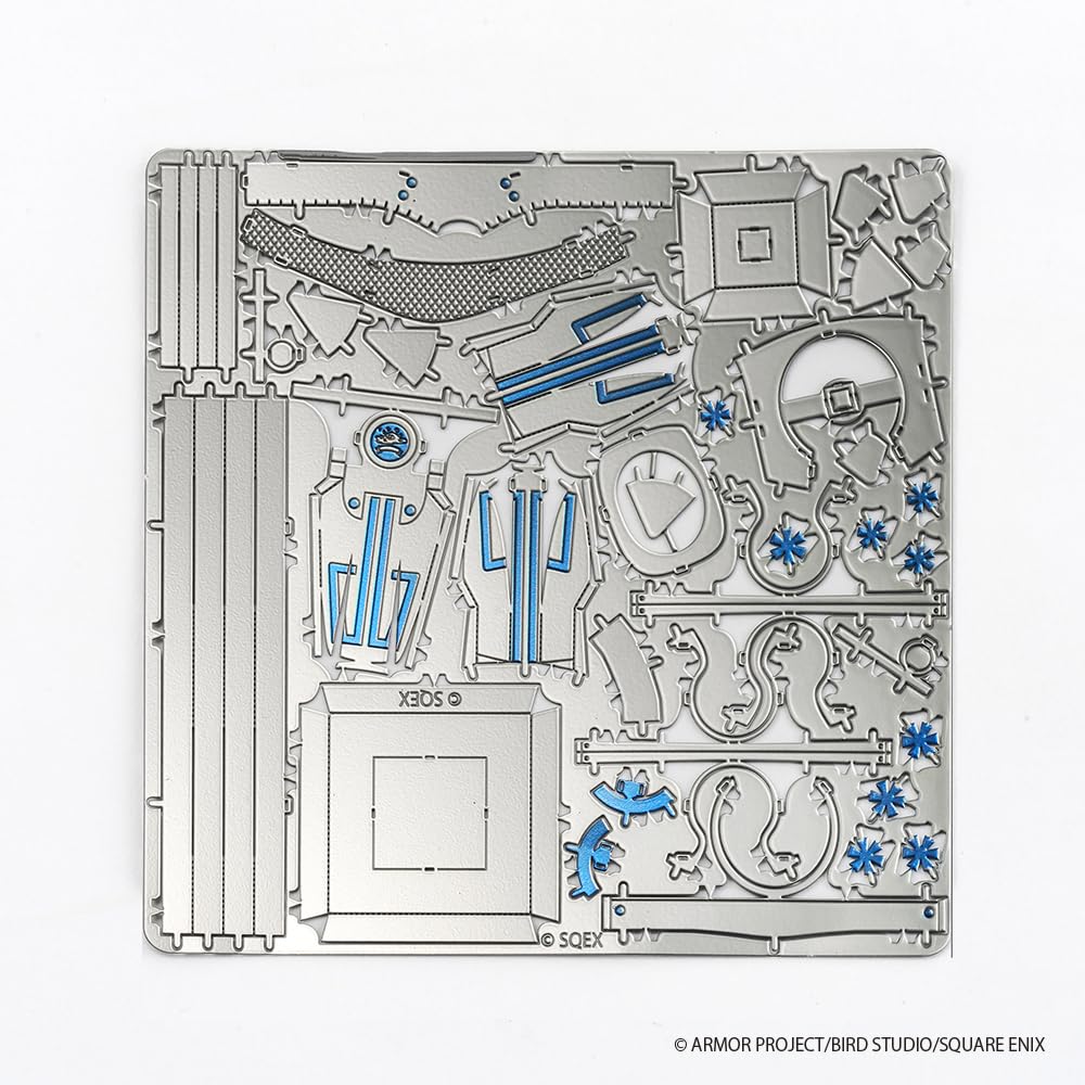 Tenyo Dragon Quest Metallic Nano Puzzle Stray Metal Armor Stray Metal Helmet &