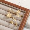 ins Multi-element imitation pearl rose flower star open ring Rhinestone Butterfly Flower Stackable Ring4Set