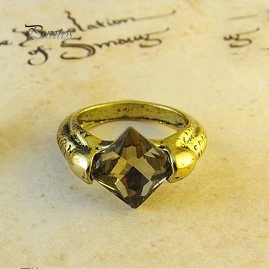 Men's Women's Vintage Bronze Color Punk Jewelry Ring for Party