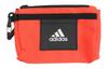 Adidas Zip Closure Polyester Clutch Handbag Small Unisex Red FQ5259