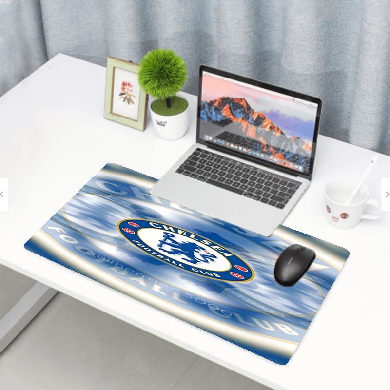 Chelsea F.C Print Mouse Pad, Anti‑Slip Desktop keyboard Mat, for PC Laptop Gaming Working Daily Use, Cool Festival Surprise Gift