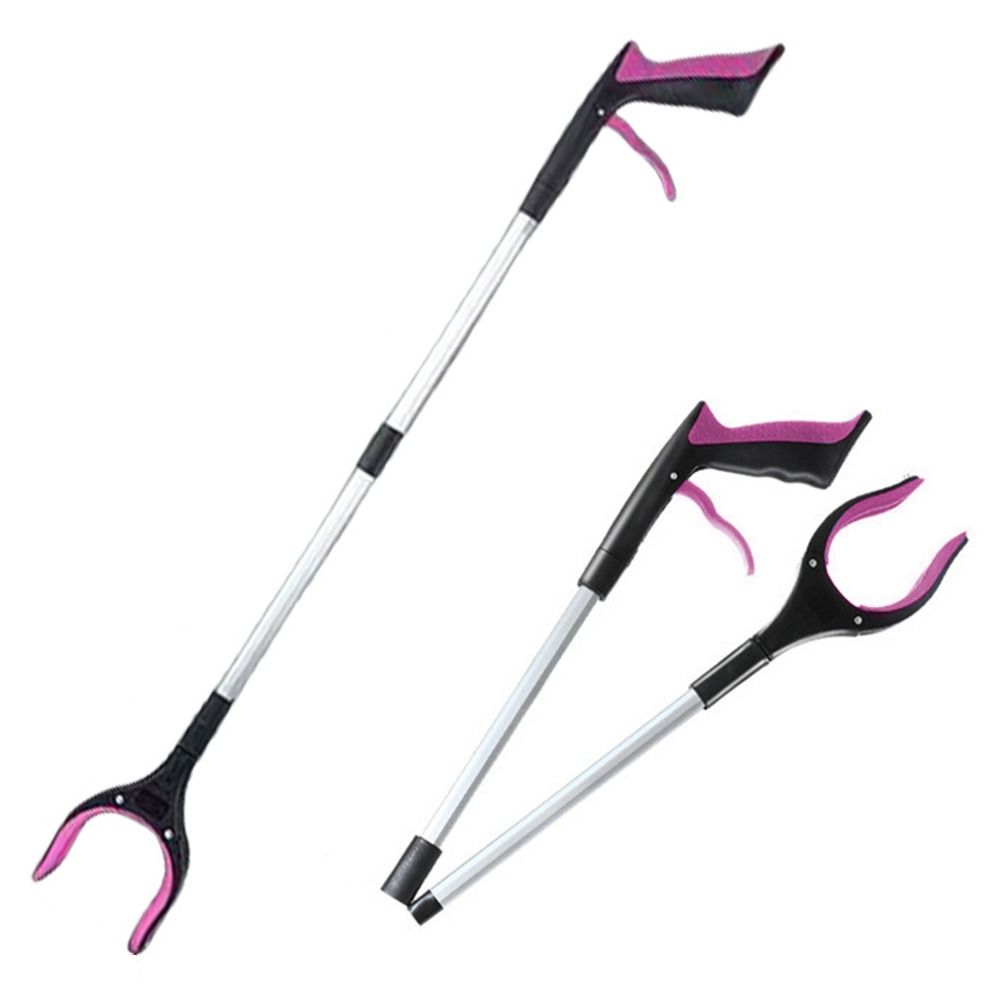 Easy To Hold Foldable Litter Picker Collapsible Lightweight Trash Reacher Picker Safe Strong Magnetic Tip Garbage Grabber Garden