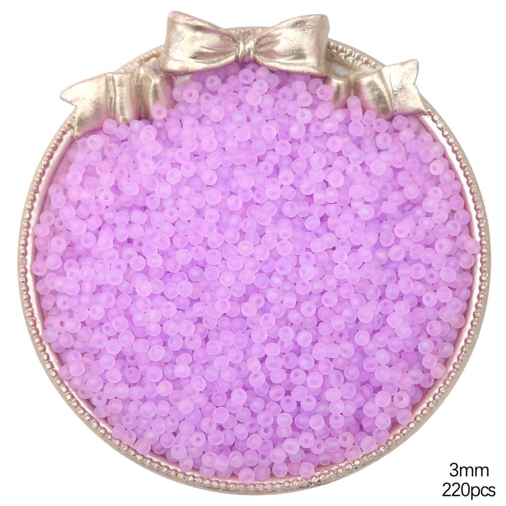 Высококачественные матовые стеклянные бусины-бисер разных цветов для изготовления украшений своими руками